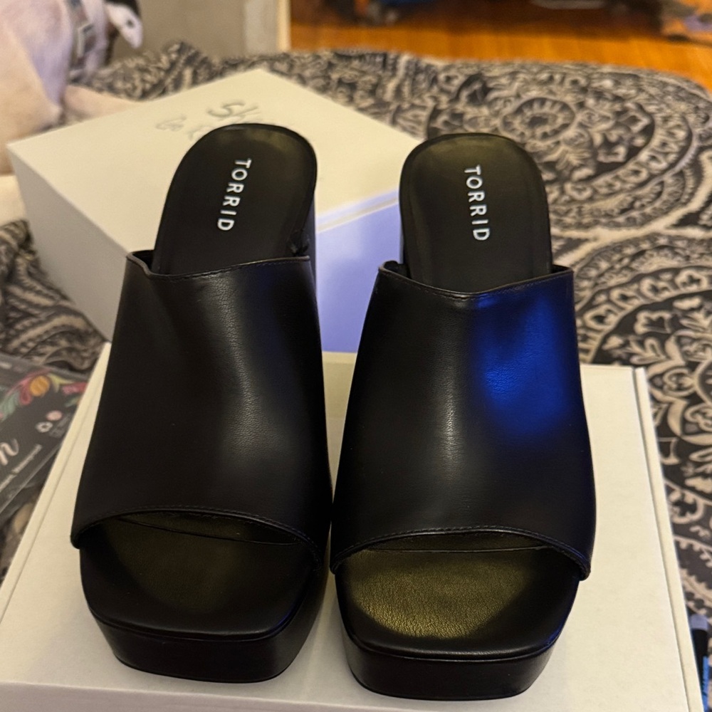 Torrid Black Women's Mules (WW)